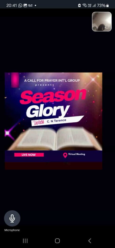 Pictures from our last virtual meeting